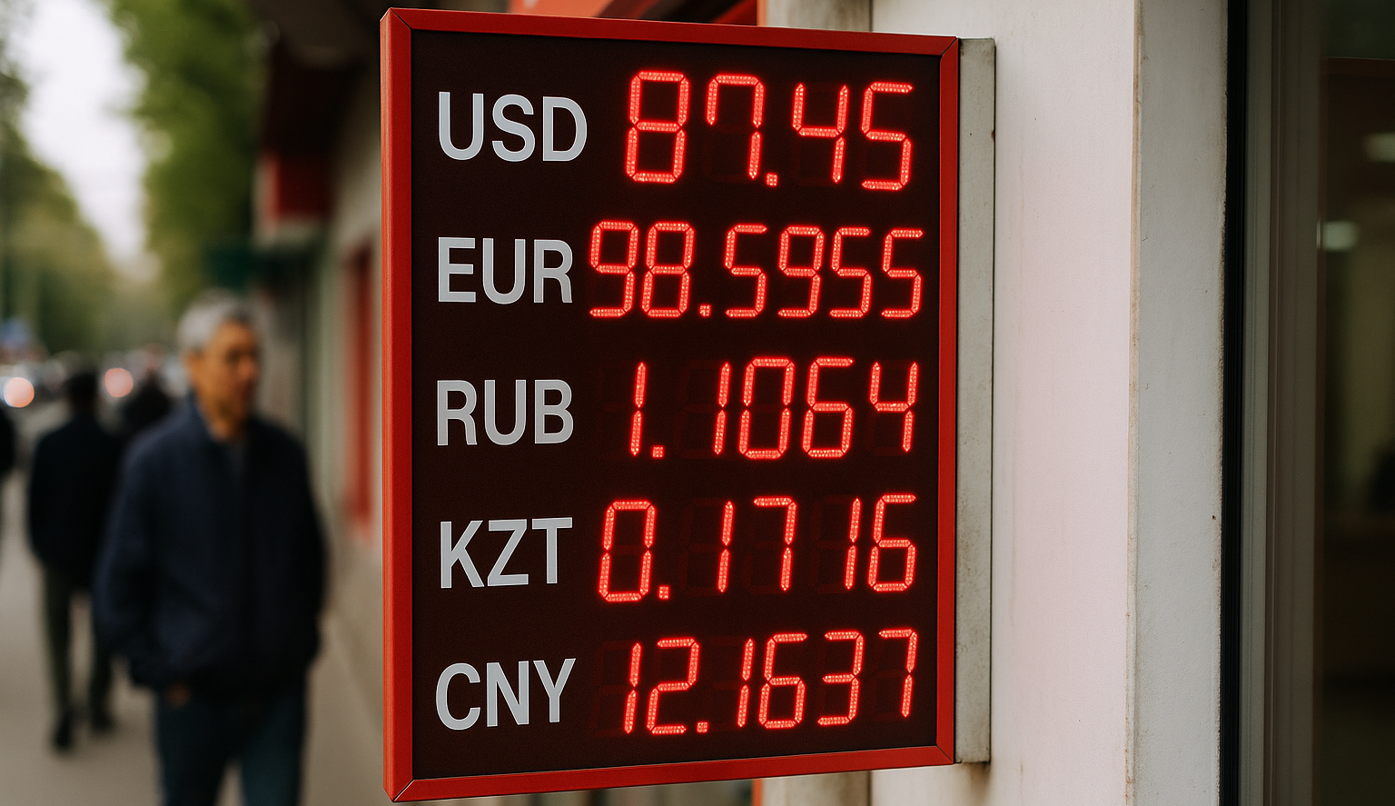 Евро просел, рубль и тенге выросли — официальный курс НБ КР на 30 мая