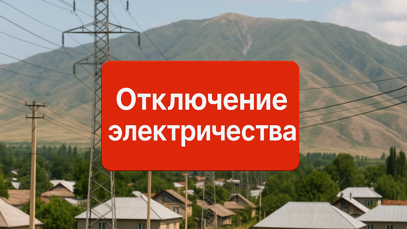 Отключение электроэнергии по областям Кыргызстана — полный график на 30 мая изображение публикации